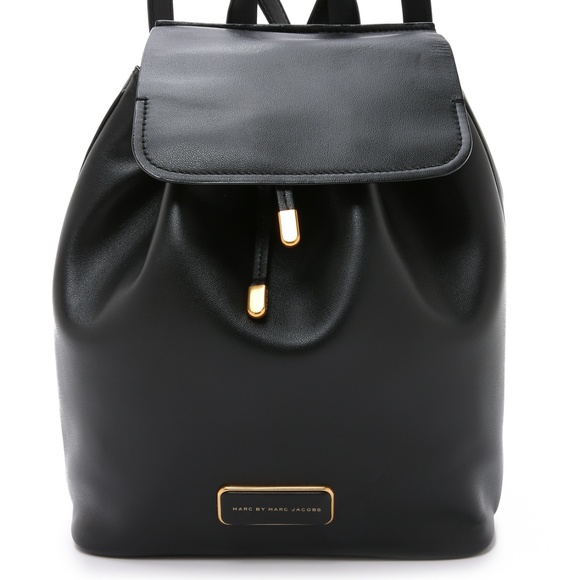 Marc Jacobs Handbags - NWOT Marc Jacobs black leather backpack